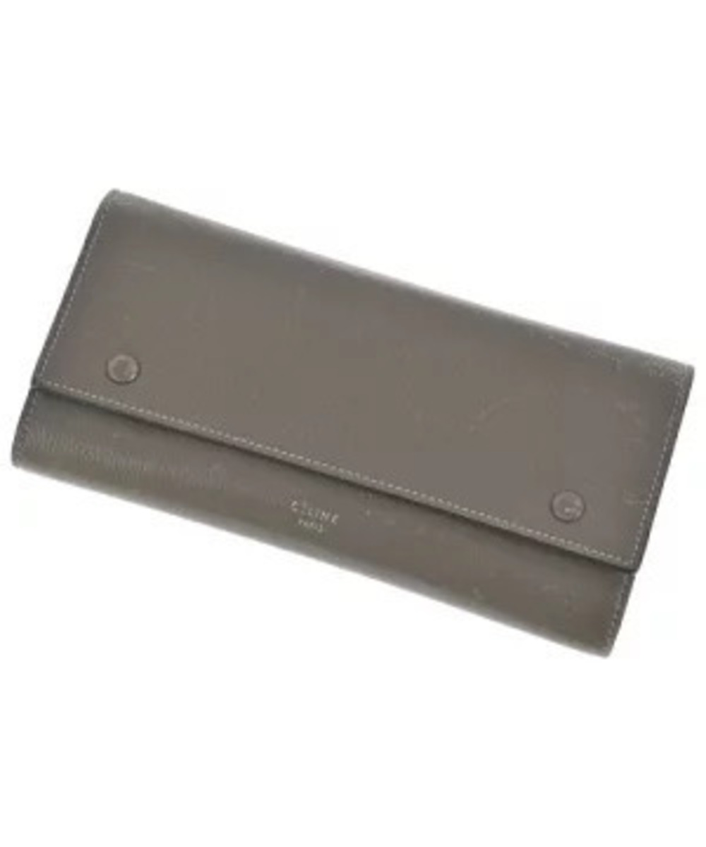 Celine Wallet coin case Wallet Beige Cream